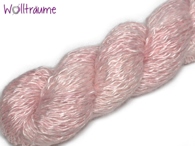 Curly rosa, handgefärbte Wolle von wollträume